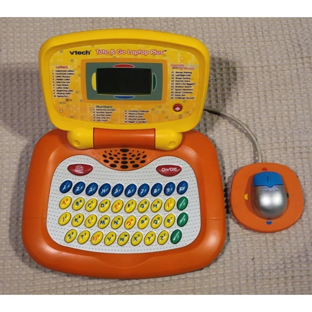 VTECH TOTE & GO LAPTOP PLUS Preschool Learning System Popular Orange/YellowModel